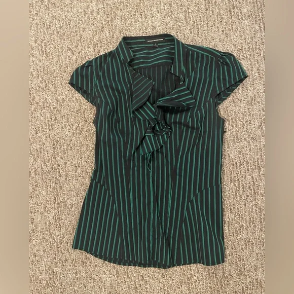 Express Cap Sleeve Blouse Size Small - Picture 2 of 3